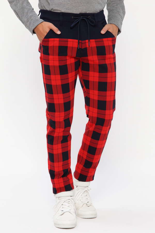 ナイロンストレッチ ダブルジャガード パンツ バッファローチェック柄 Pearly Gates パーリーゲイツ 公式 通販 Mix Tokyo