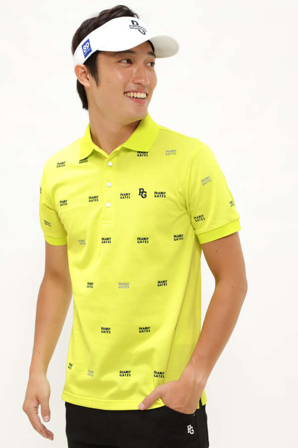 パーリーゲイツ☆新品タグ付き ドライマスター ボックス鹿の子 半袖ポロシャツ パーリーゲイツ ドライマスター 鹿の子 半袖ポロシャツ