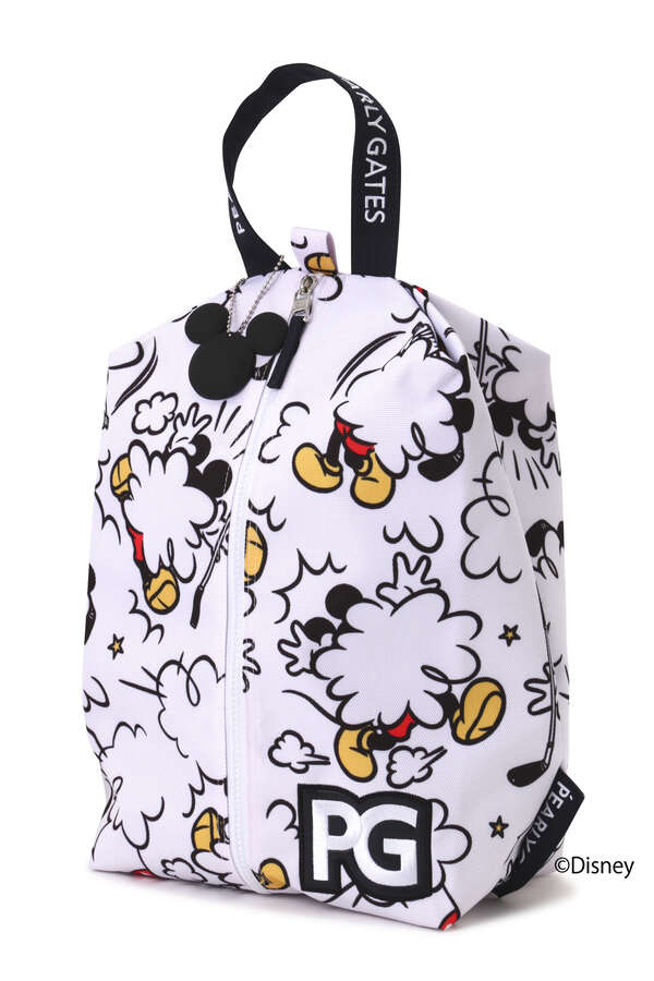 パーリーゲイツ 総柄 シューズケース Mickey Series Unisex