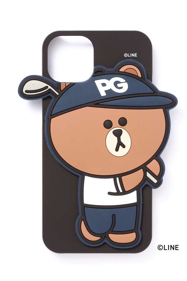 パーリーゲイツ Line Friends Edition Iphonepvc製カバー Iphone13対応 Brown Unisex