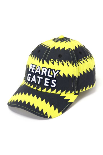 キャップ ＜ギザギザボーダー柄 ＞ (UNISEX)