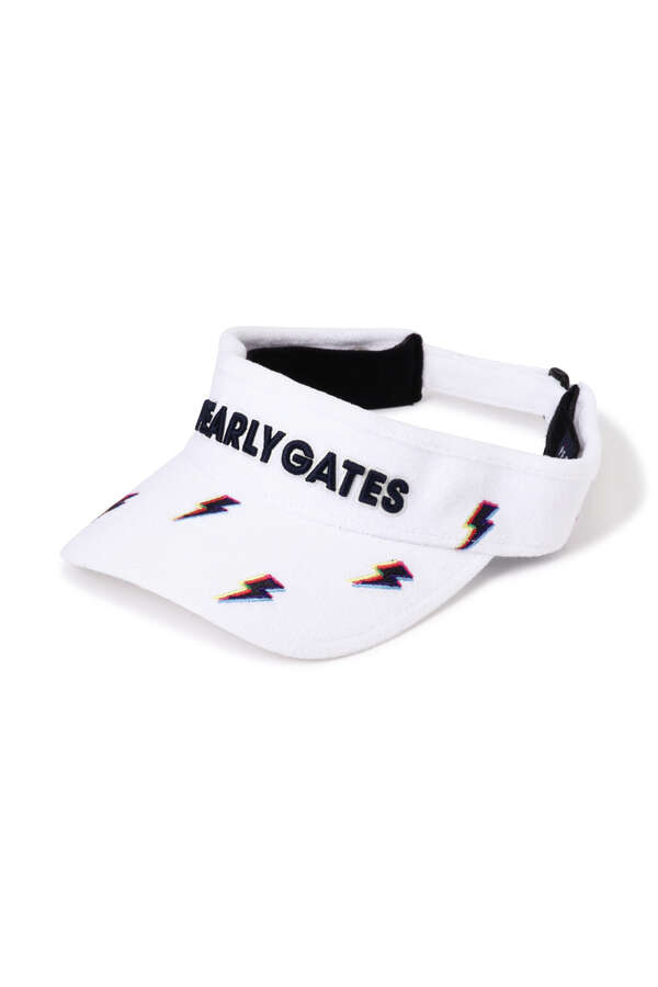 パイルバイザー ＜フラッシュエレキ柄＞ (UNISEX)　