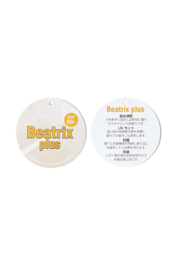 BEATRIX PLUS長袖ハイネックカットソープルオーバー ＜グラデーションロゴ＞