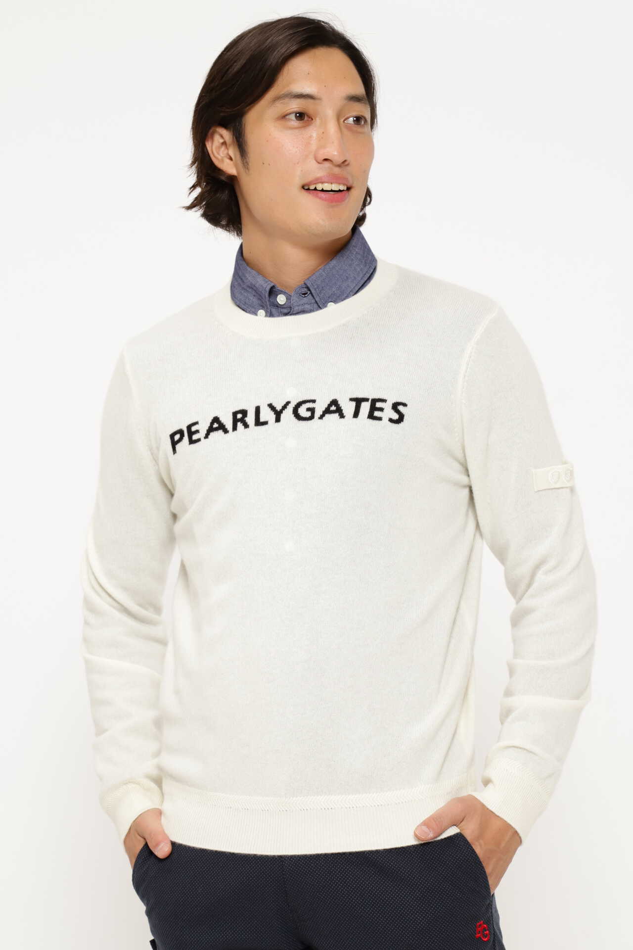 石見銀山 【PEARLY GATES】サイズ0 ニットプルオーバー ¥ 35,200