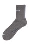 縦ロゴ ショートソックス (MENS)