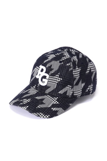 千鳥on千鳥柄 キャップ ＜千鳥柄＞ (UNISEX)