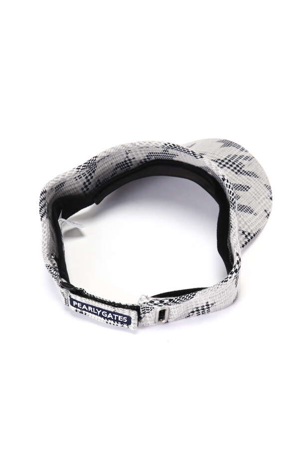 千鳥on千鳥柄 バイザー ＜千鳥柄＞ (UNISEX)