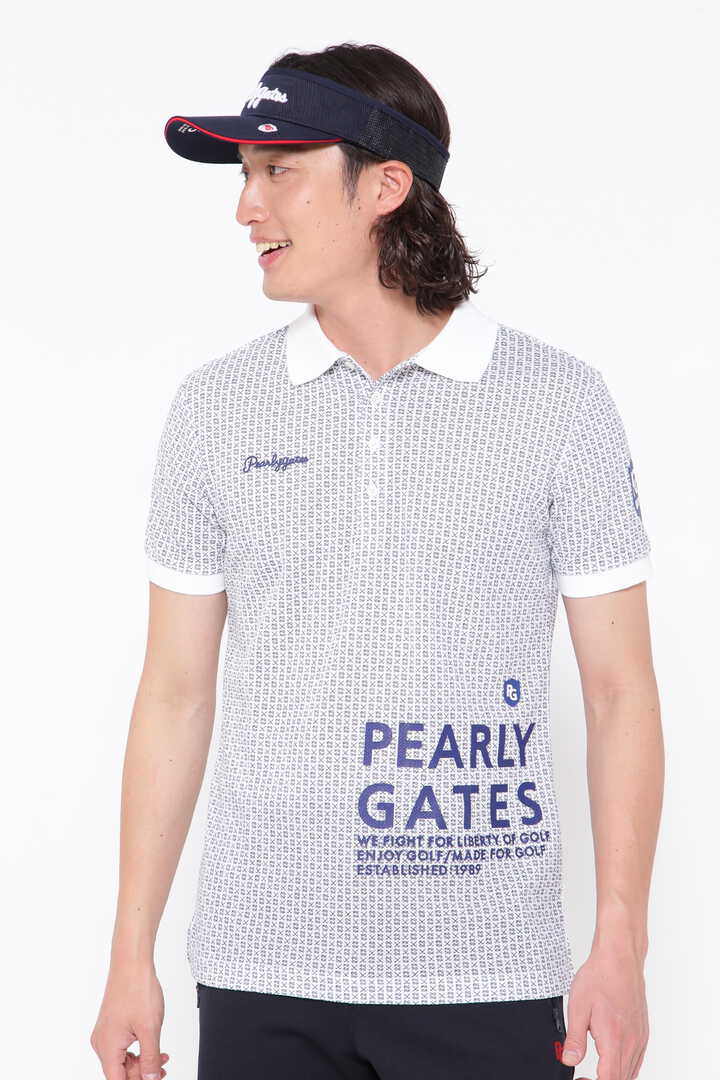 ハニカムリバー 半袖ポロシャツ ＜PG小紋柄＞（0533160405） | PEARLY