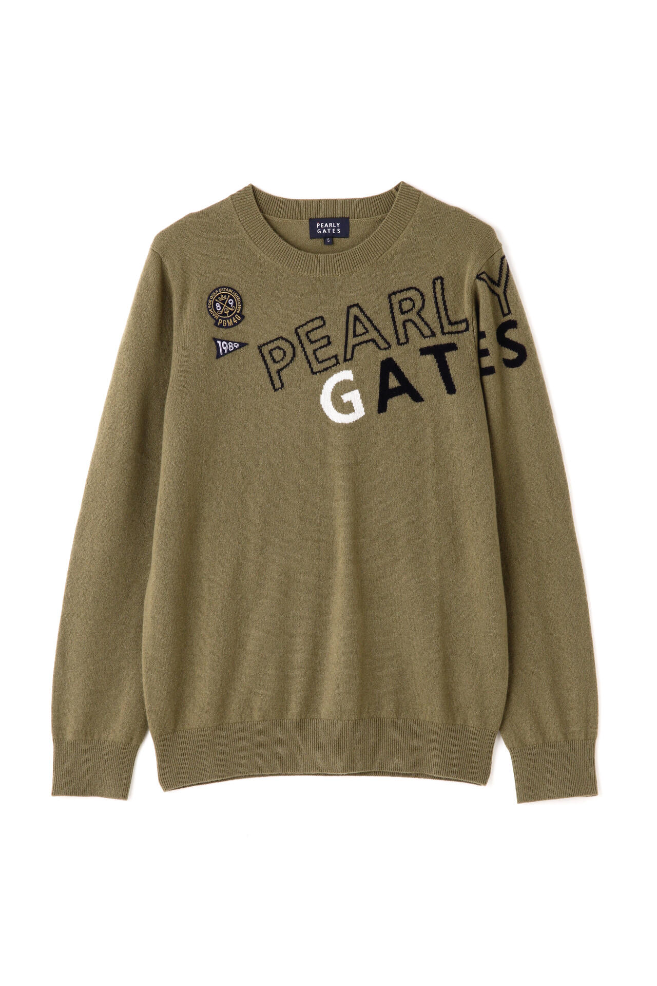 PEARLY GATES/パーリーゲイツ カシミヤ100% ニット5(グレー系)セント