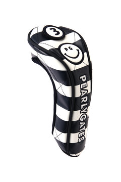 キルティング ユーティリティ用ヘッドカバー ＜細ボーダー柄＞ (UNISEX)