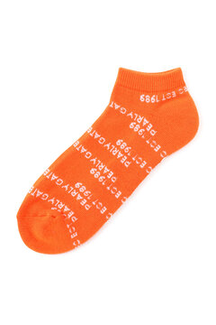 ロゴボーダー アンクルソックス (MENS)