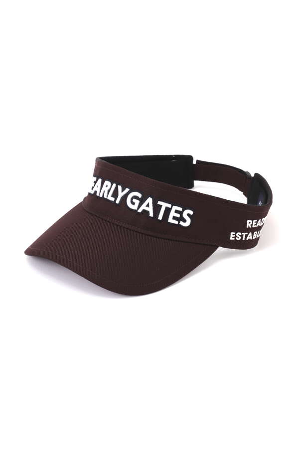 ロゴ ツイルバイザー (UNISEX)