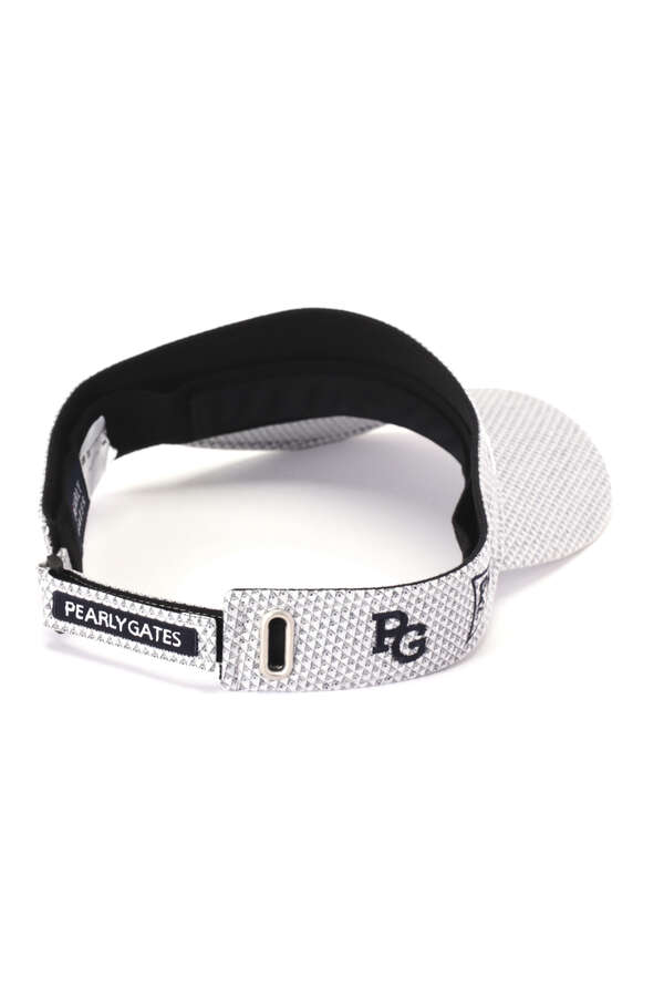 ロゴ ツイルバイザー ＜三角小紋柄＞ (UNISEX)