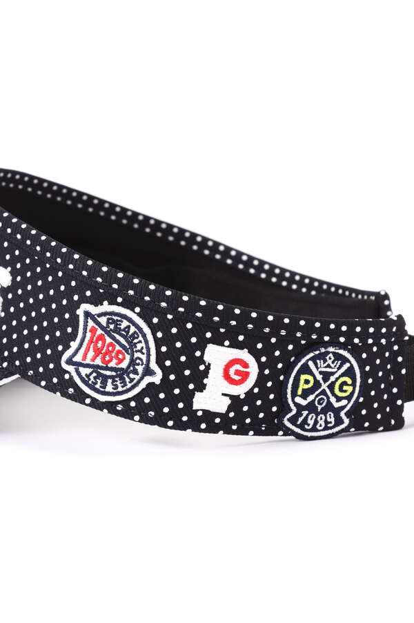 リサイクルツイル ロゴバイザー ＜ドット柄＞ (UNISEX)