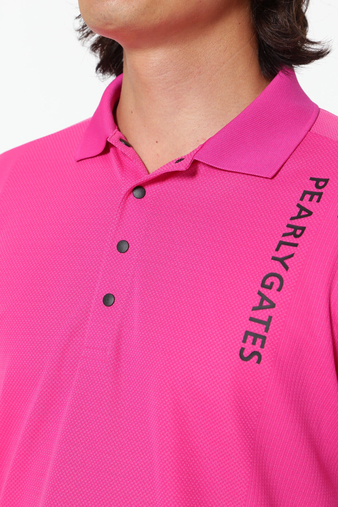 パーリーゲイツ PEARLYGATESポロシャツ ピンク size 4 - ウエア(男性用)