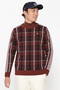 クルーネックニットプルオーバー ＜CHECKシリーズ＞