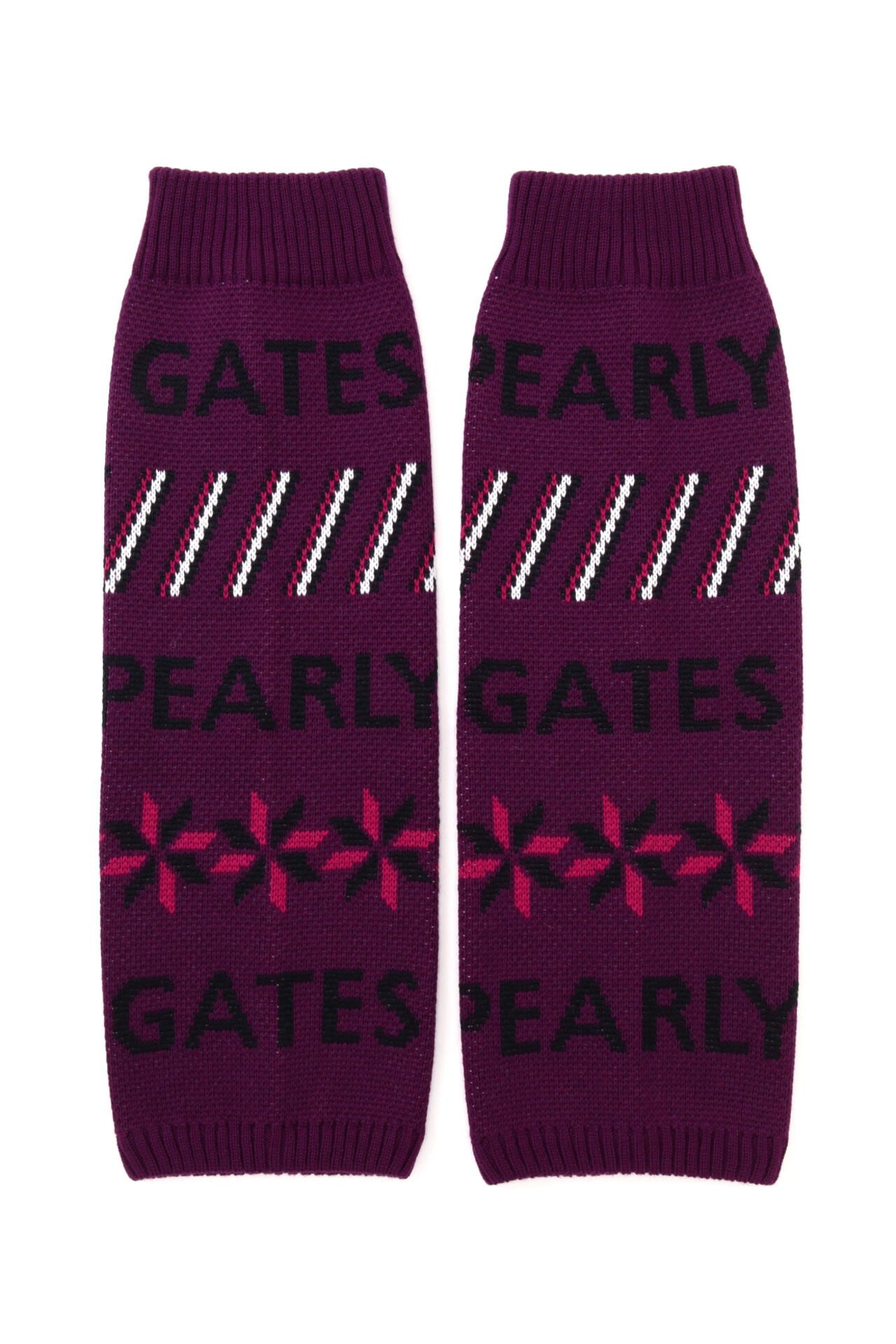 PEARLY GATES パーリーゲイツ レッグウォーマー ピンク ロゴ入り