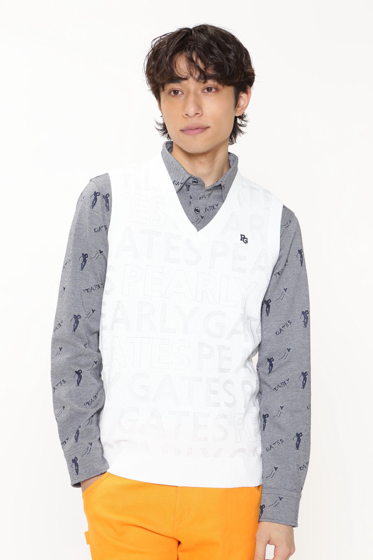 H3261-89◾️パーリーゲイツ Vネック ニット　ゴルフウェア H3261-89◾️パーリーゲイツ Vネック ニット ゴルフウェア - メルカリ