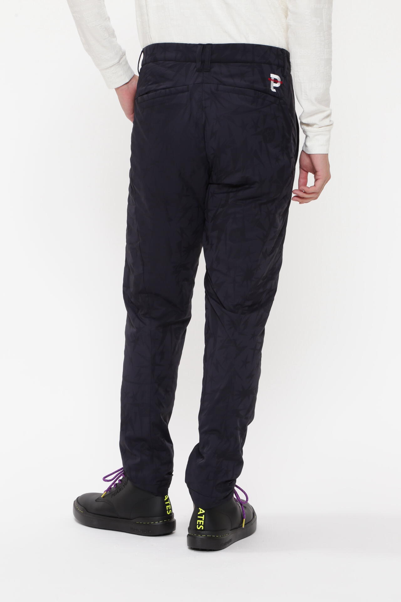 暴風防寒中綿入りパンツpearly gates 6パーリーゲイツ黒ナイロン