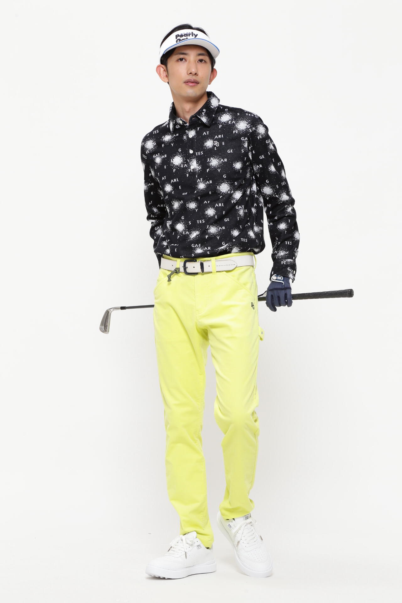 パーリーゲイツ】PeストレッチWJQカットソープルオーバー ＜MIXパターン＞ 