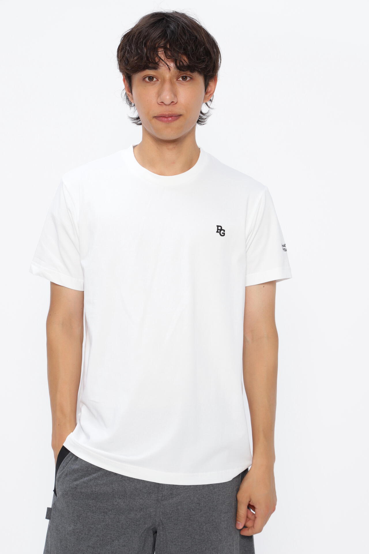 PEARLY GATES ハッカープロジェクト コットンストレッチ Tシャツ ④ PEARLY GATES ハッカープロジェクト コットンストレッチ Tシャツ ④