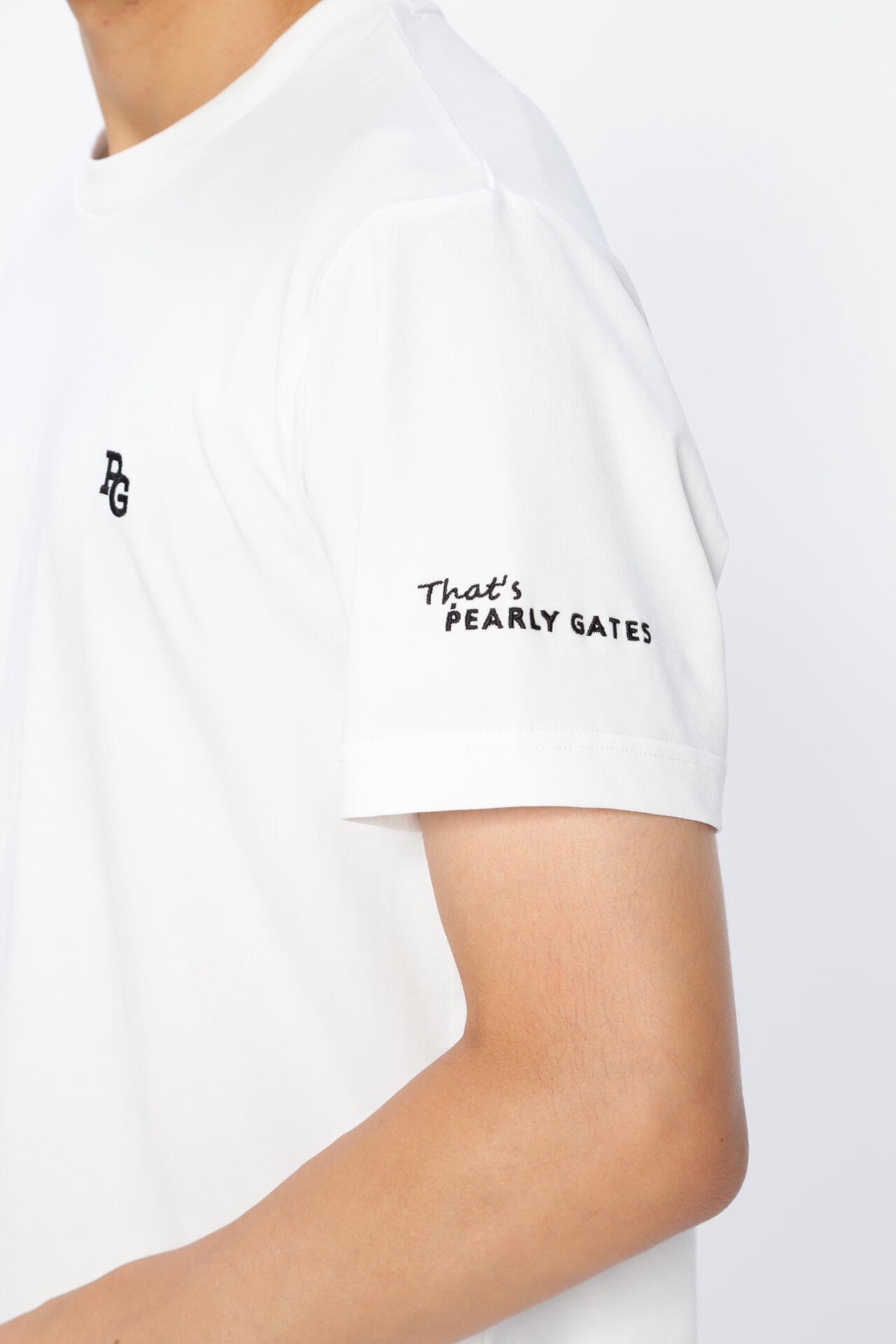 PEARLY GATES ハッカープロジェクト コットンストレッチ Tシャツ ④ PEARLY GATES ハッカープロジェクト コットンストレッチ Tシャツ ④