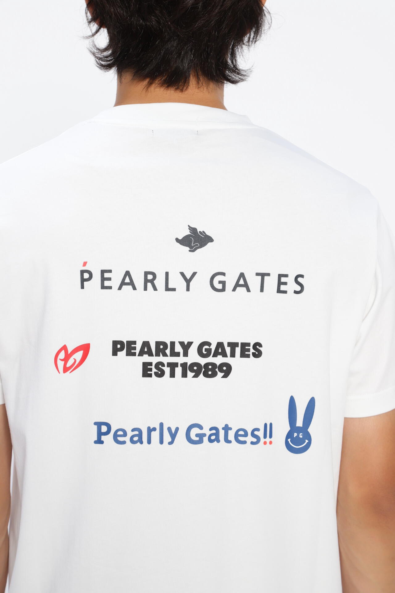 PEARLY GATES ハッカープロジェクト コットンストレッチ Tシャツ ③ PEARLY GATES ハッカープロジェクト コットンストレッチ Tシャツ ③