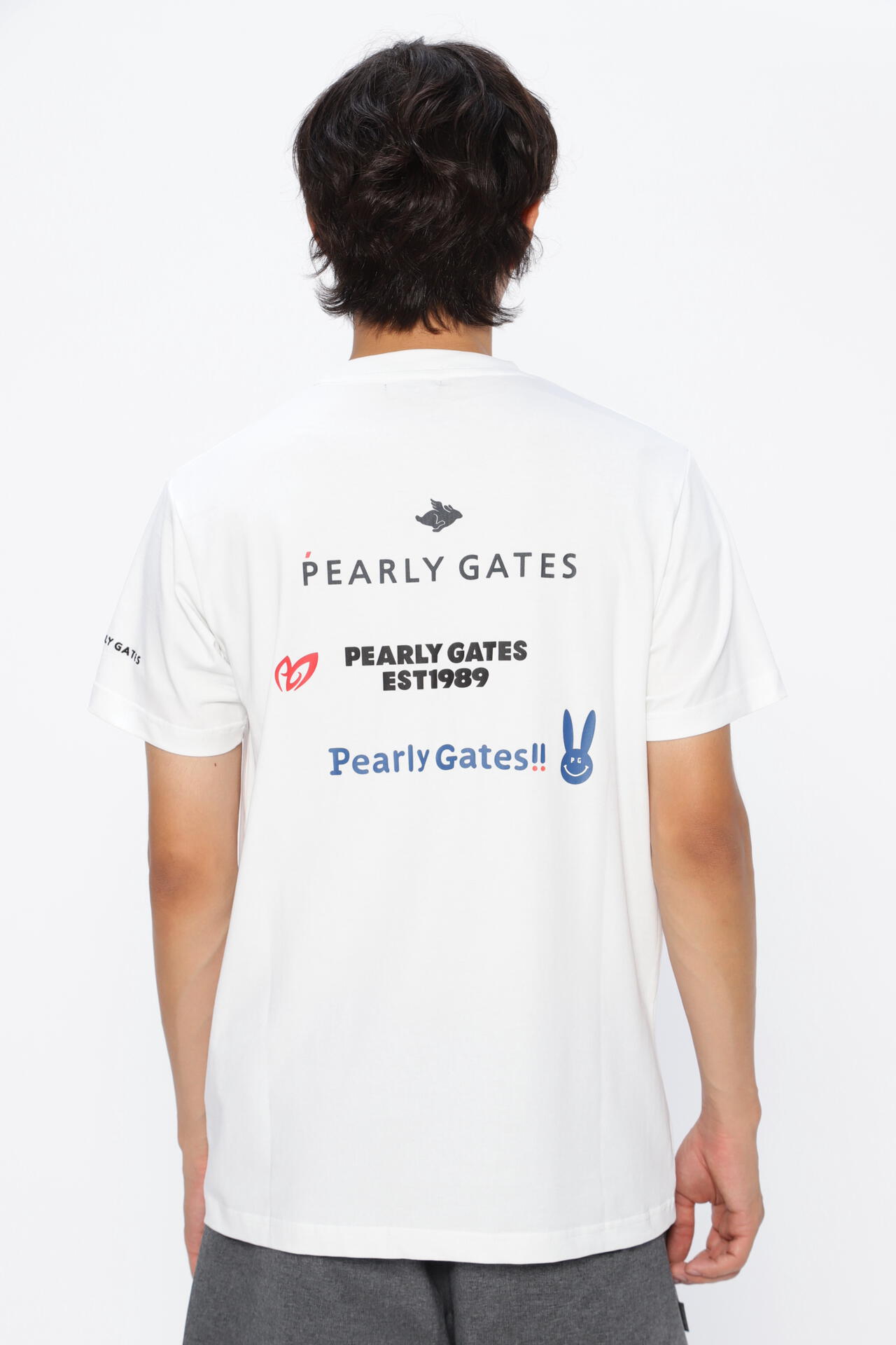 PEARLY GATES ハッカープロジェクト コットンストレッチ Tシャツ ③