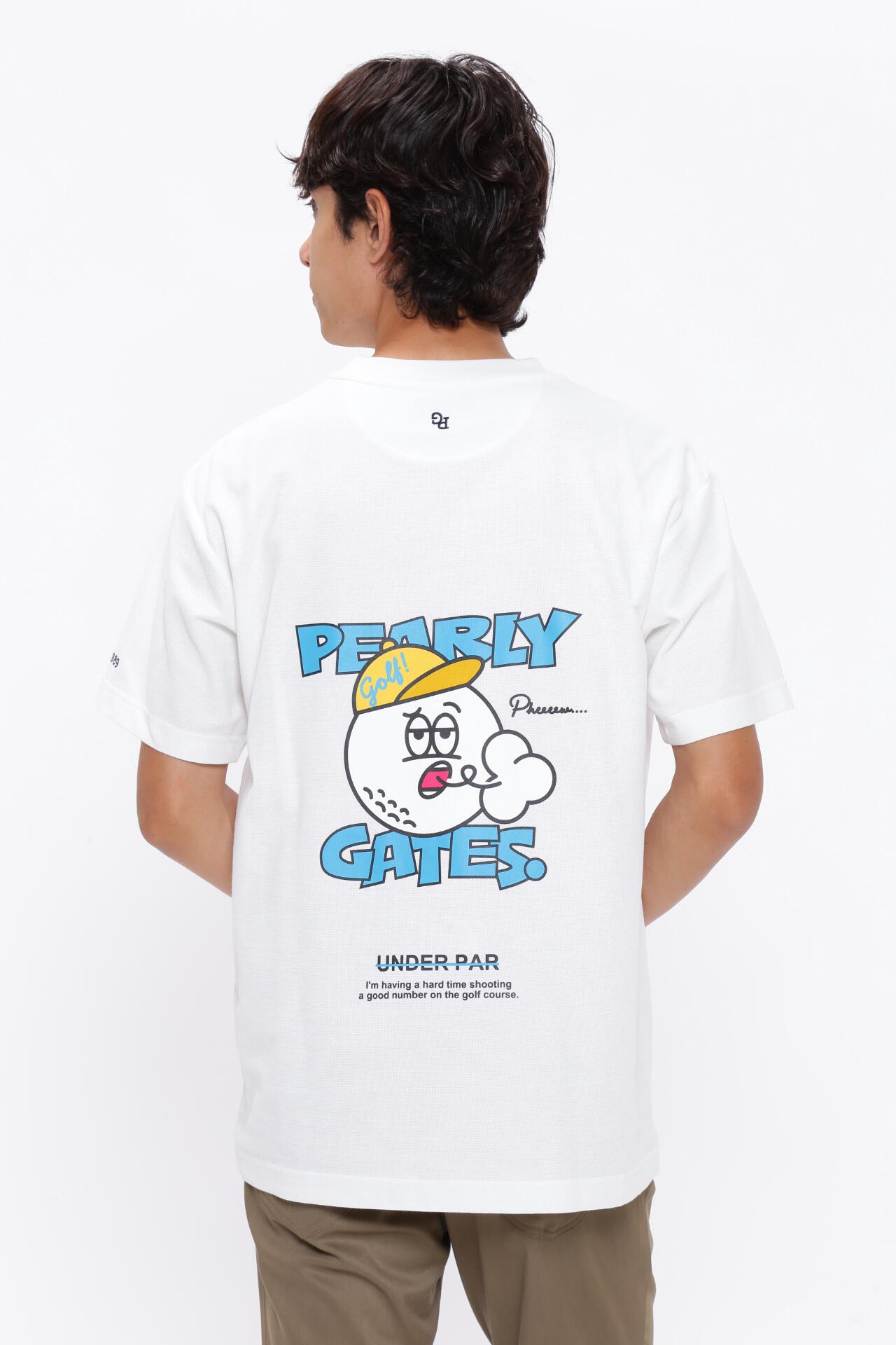 パーリーゲイツ】T/Cバーズアイ裏カノコ半袖Tシャツ