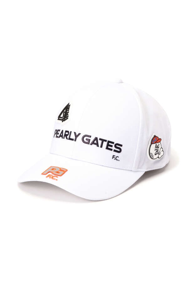 Pearlygates F.C.ロゴリサイクルツイルキャップ (UNISEX)