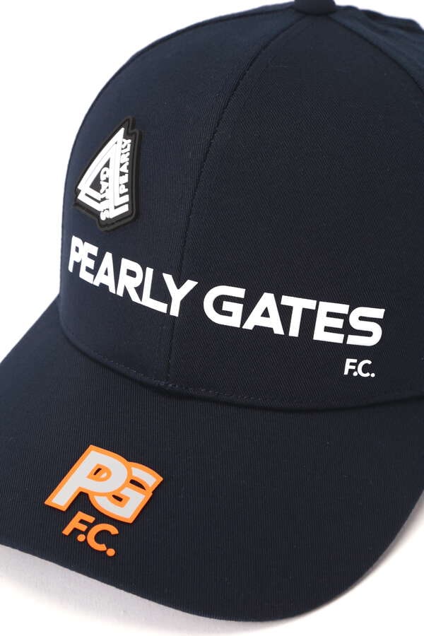 Pearlygates F.C.ロゴリサイクルツイルキャップ (UNISEX)