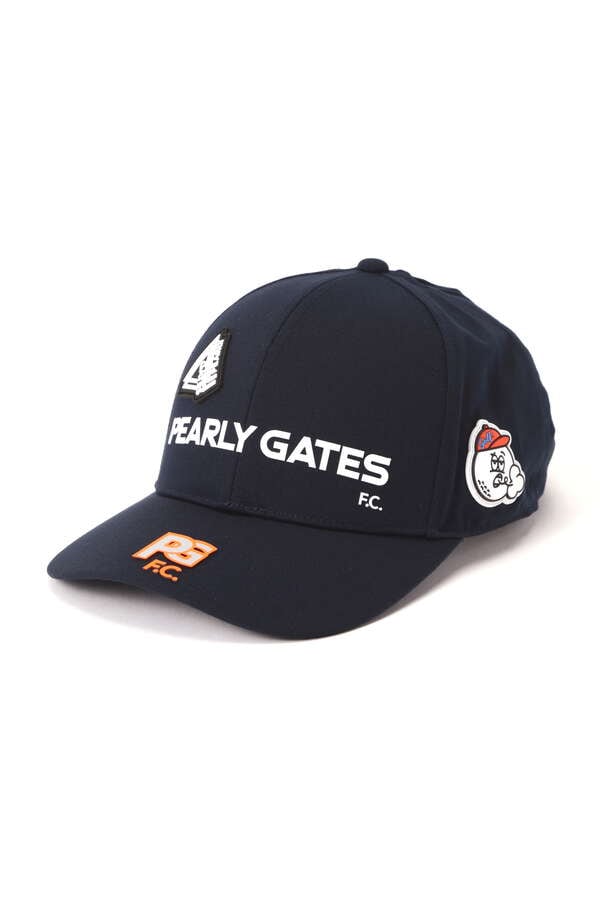 Pearlygates F.C.ロゴリサイクルツイルキャップ (UNISEX)