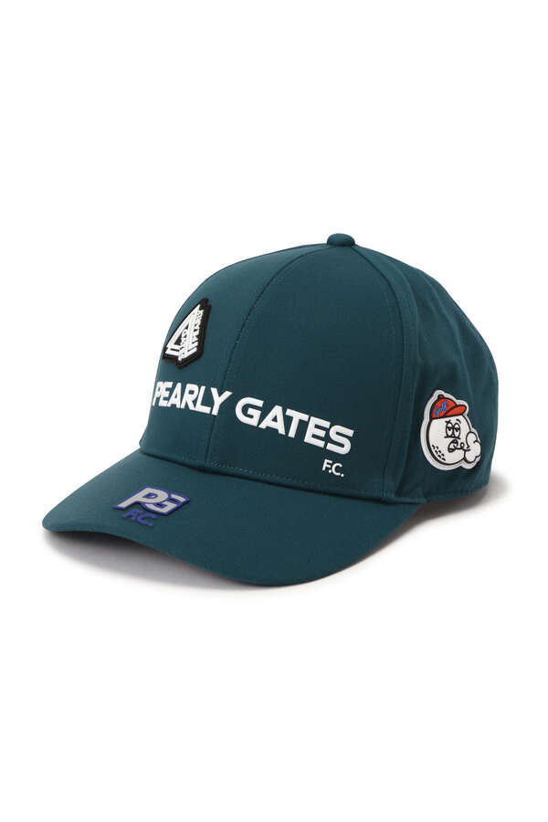 Pearlygates F.C.ロゴリサイクルツイルキャップ (UNISEX)