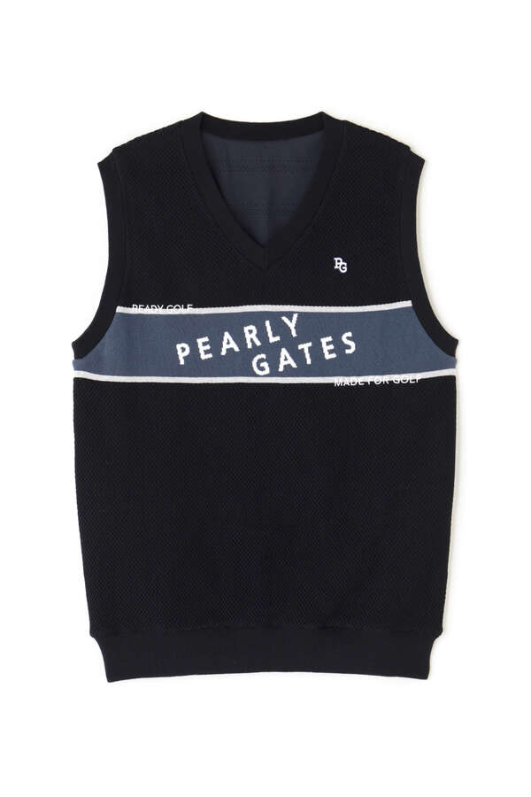 PEARLY GATES ネイビー Vネックベスト