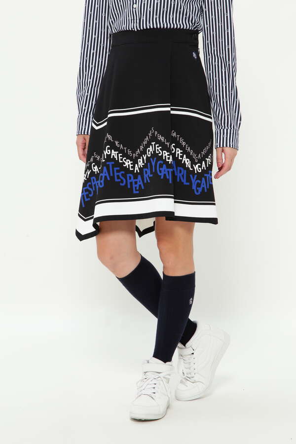 2wayドビー Pgロゴパネルプリント アシンメトリースカート Pearly Gates パーリーゲイツ 公式 通販 Mix Tokyo