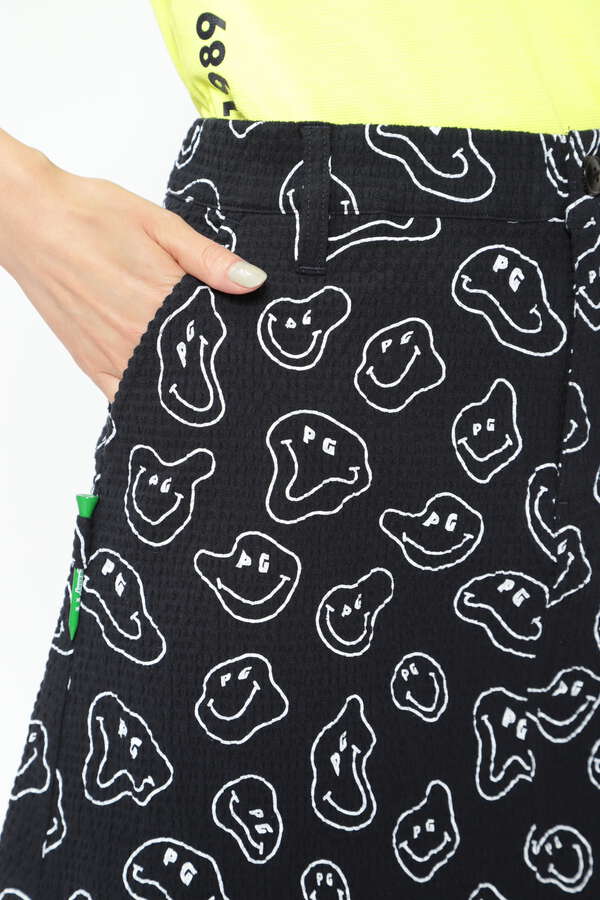 ストレッチスラブ メルトニコ柄プリント スカート ＜TOKE NICOシリーズ＞