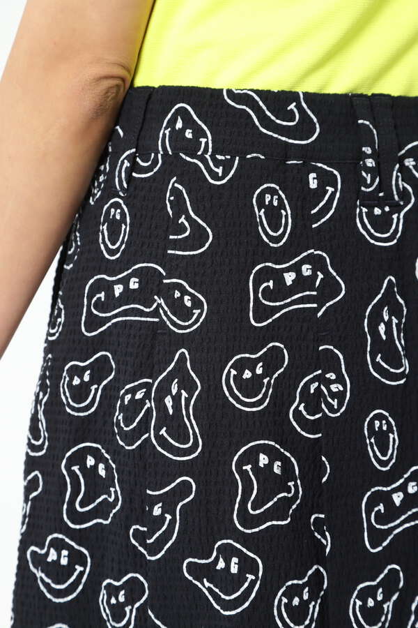 ストレッチスラブ メルトニコ柄プリント スカート ＜TOKE NICOシリーズ＞