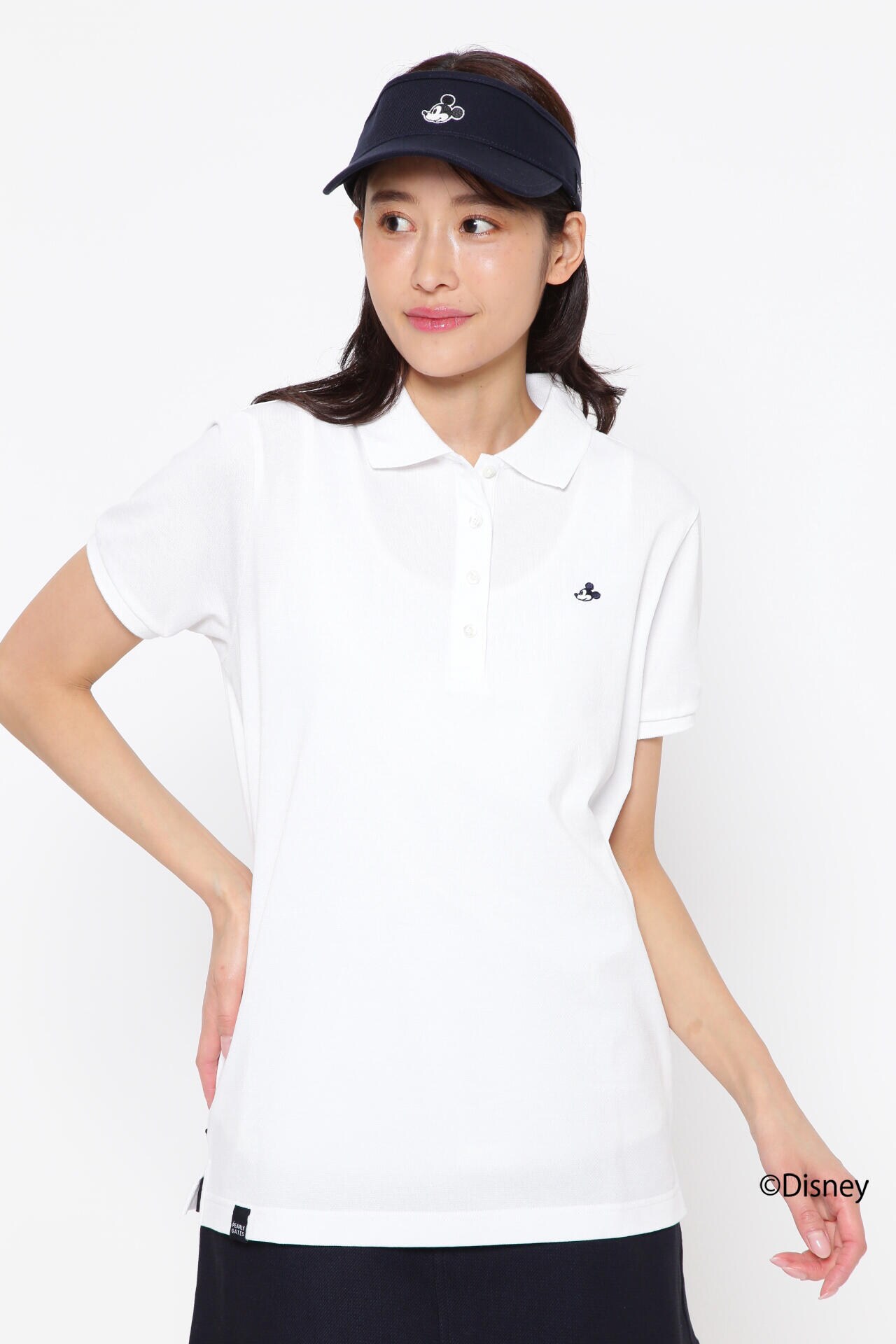 パーリーゲイツ　レディース　ポロシャツ　半袖　日本製　サイズ1