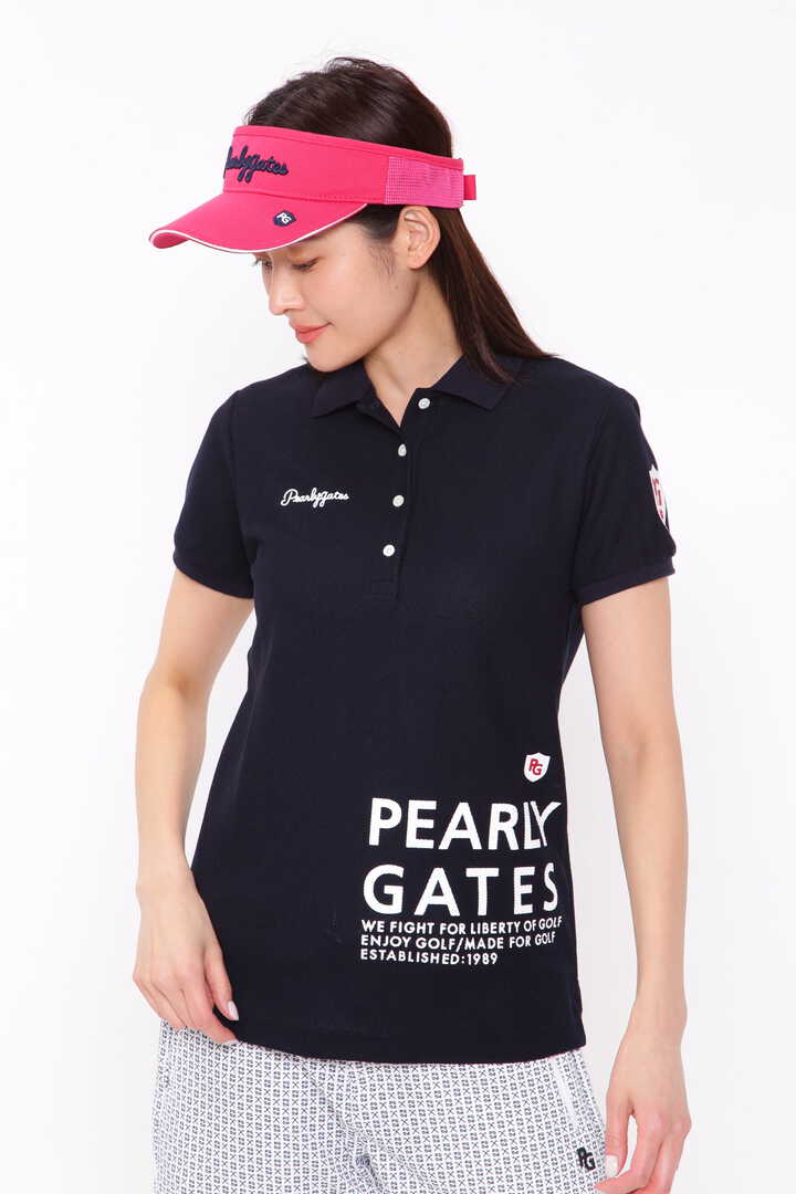PEARLY GATES リバティポロシャツ レディース - ウエア(女性用)