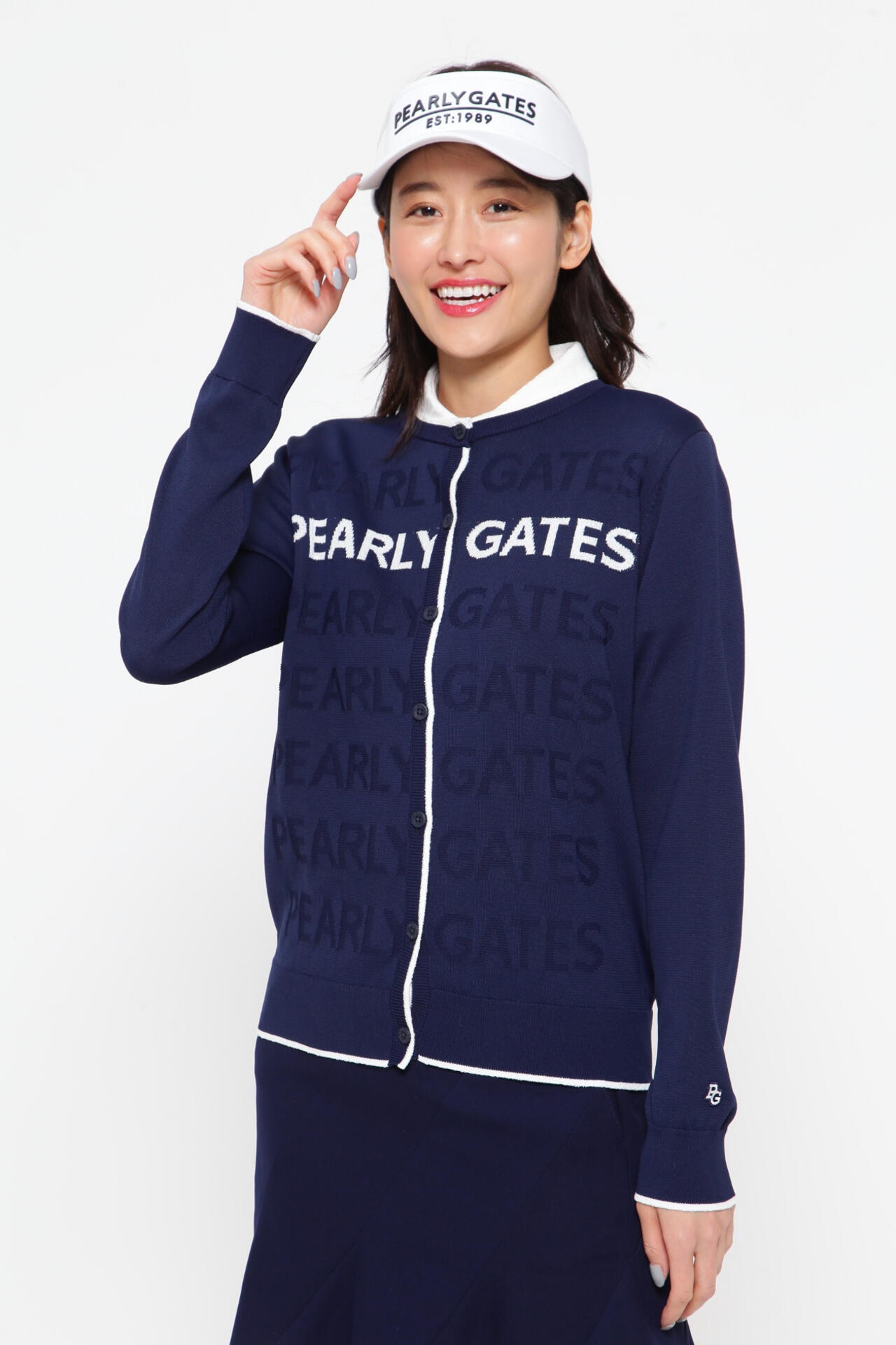 PEARLY GATES パーリーゲイツ　ニットカーディガン