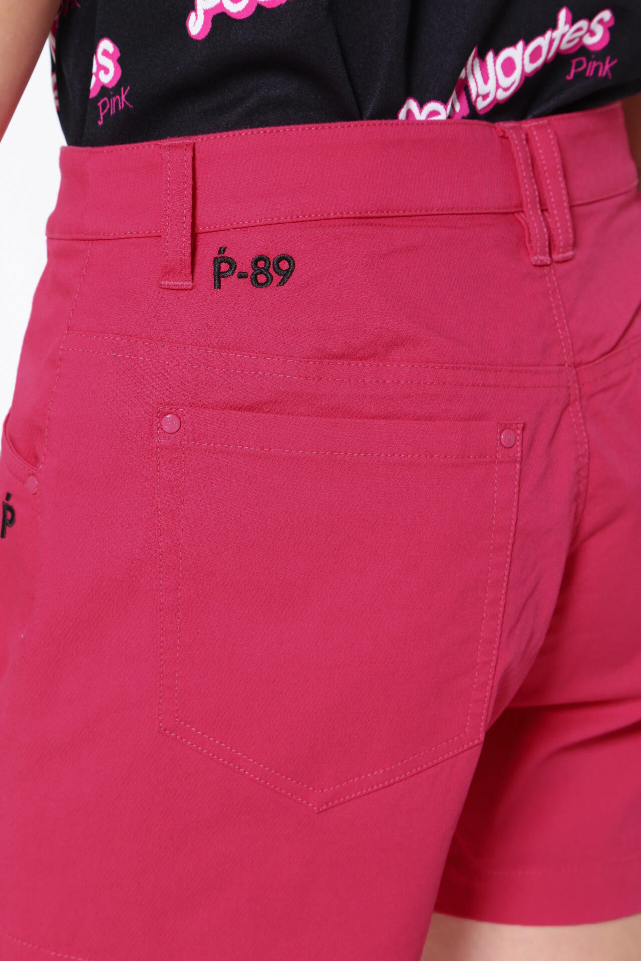 WOMENカテゴリお値下げ中　パーリーゲイツ　ハイパワーストレッチ 5ポケット パンツ　ピンク