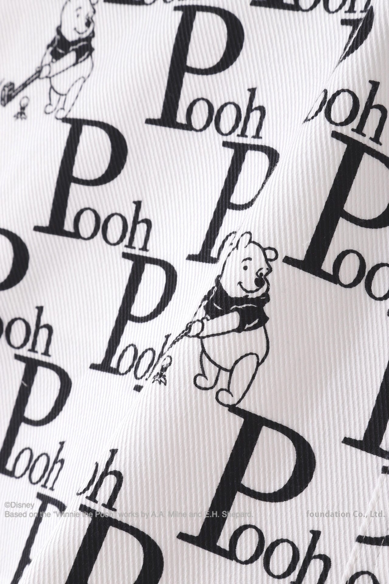 プーさん 総柄プリント オーガニックカルゼ スカート ＜Winnie the Pooh COLLECTION＞