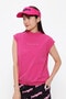 MFY裏カノコ シャーリングネックカットソー ＜Pink with BLACK＞ 