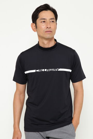 半袖モックネックシャツ (MENS)
