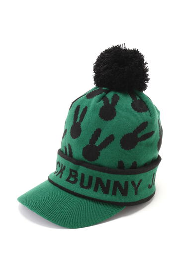 うさぎつば付き ニット キャップ (UNISEX)