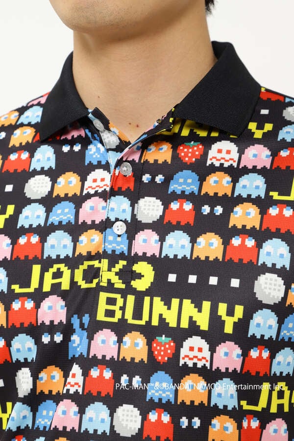 ジャックバニー】【PAC-MAN×Jack Bunny】フィールドセンサーEX 半袖ポロシャツ (MENS)