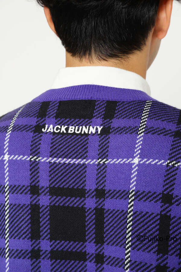 Jack Bunny!! ドラえもんＷジャガード クルーネックニットセーター-