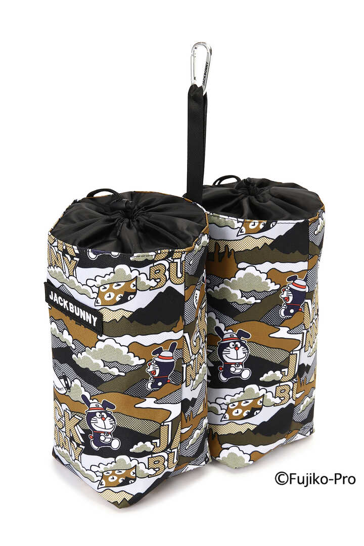 ★新品タグ付き★ジャックバニードラえもん　モノクロシューズバッグ 未使用】 Jack Bunny!! ドラえもん シューズケース タグ付き