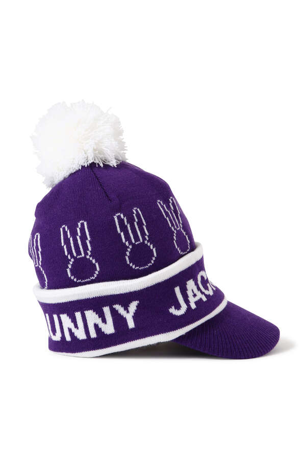 ジャックバニー】つば付きうさぎニットキャップ (UNISEX)