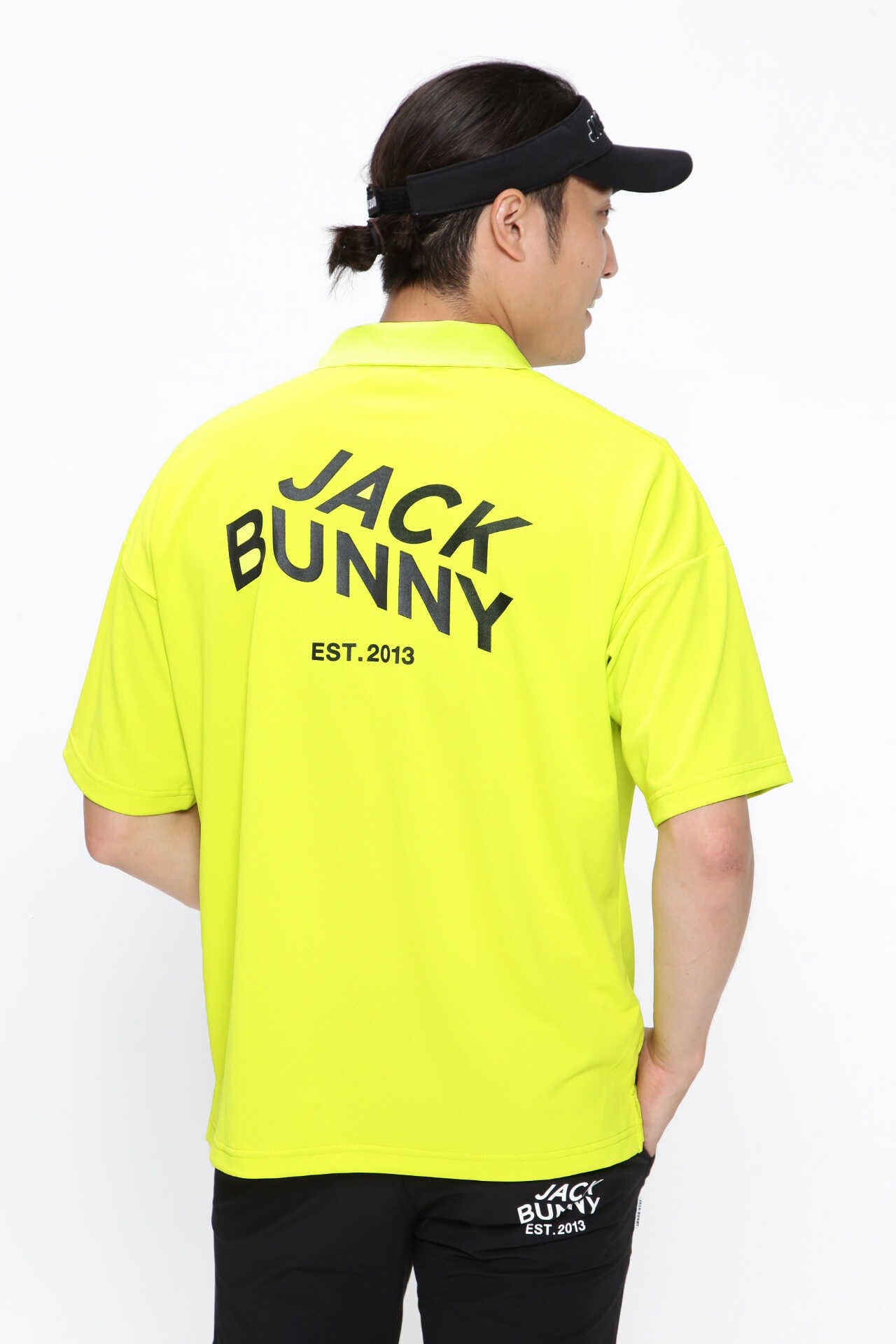 Jack Bunny!!】ゼロアクアカノコ半袖BIGポロシャツ-